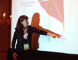 Megan O’Boyle presents data from the Phelan-McDermid Syndrome registry in May 2015 at the International Meeting for Autism Research.